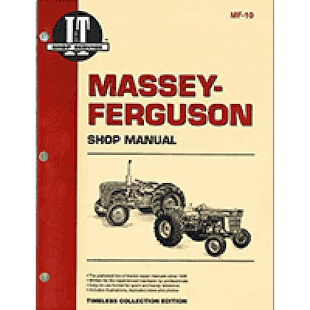 Aftermarket I&T Service Manual MF-40 Fits Massey Ferguson  1001 303 333 404 406 444 MAR60-0025